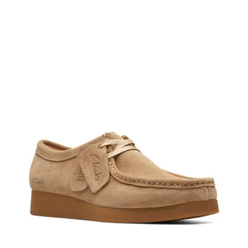 Clarks W Wallabee EVO Sh Dark Sand Suede