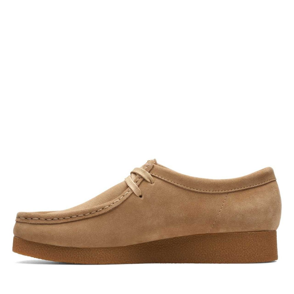 Clarks W Wallabee EVO Sh Dark Sand Suede