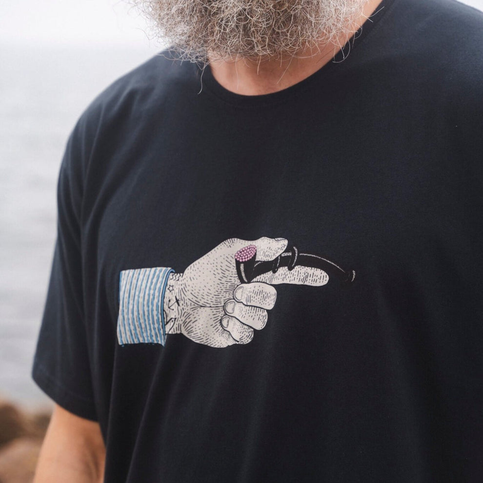 Lakor U The Pointing Pibe T-Shirt Moonless Night