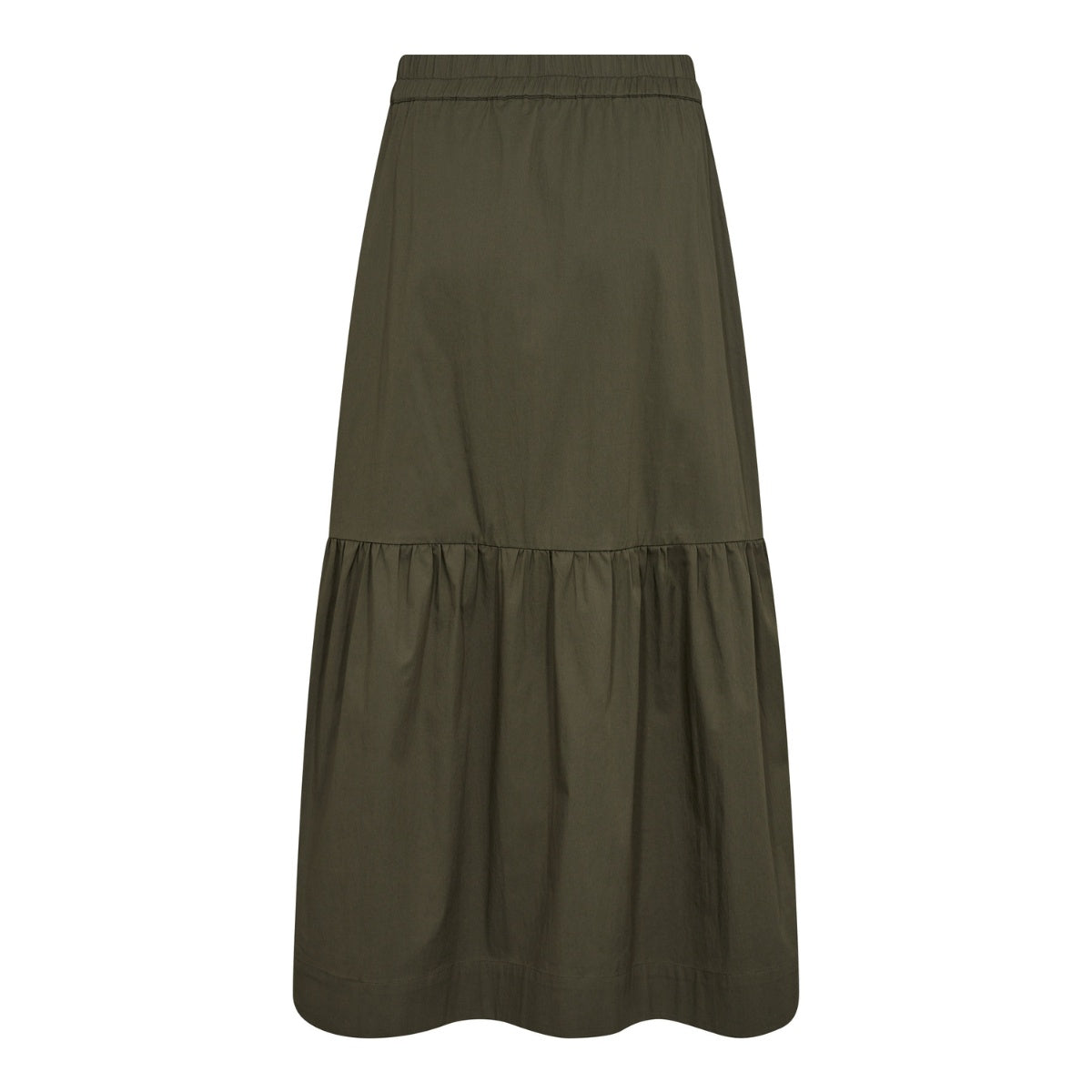 Co'couture W Cotton Crisp Gypsy Skirt Army