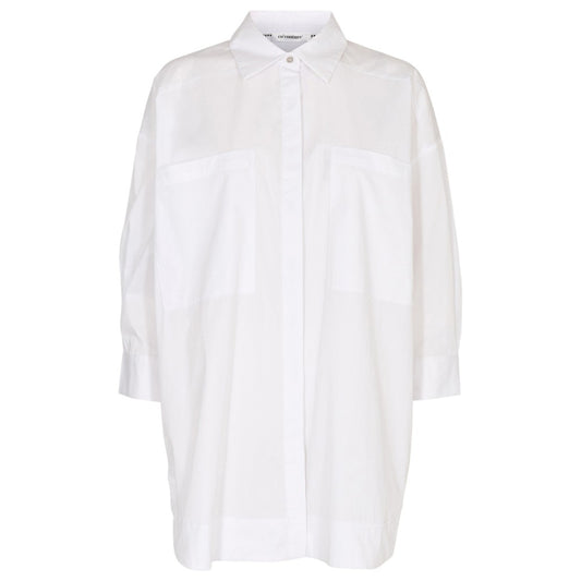 Co'couture W Cotton Crisp Pocket Shirt White