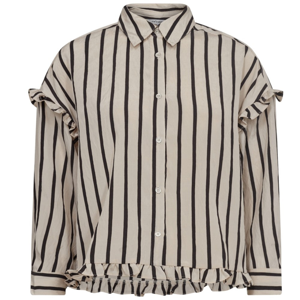 Co'couture W Sadie Frill Shirt Marci Black