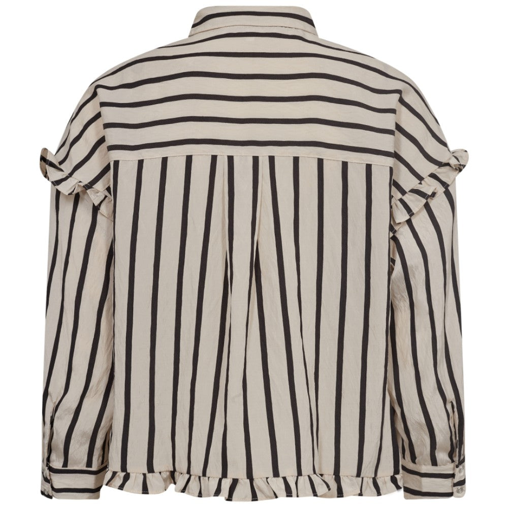 Co'couture W Sadie Frill Shirt Marci Black