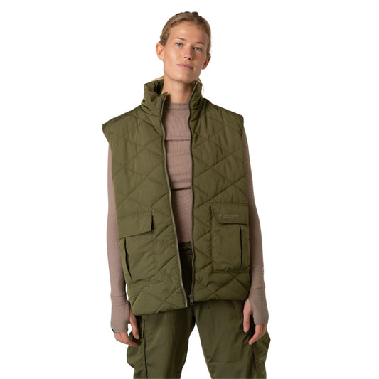 Copenhagen Cartel U Coast Recykled Quilted Vest Army
