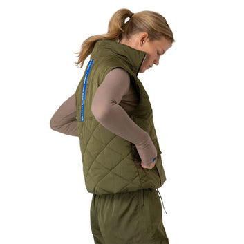 Copenhagen Cartel U Coast Recykled Quilted Vest Army