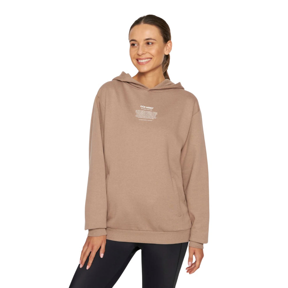 Copenhagen Cartel U Ocean Weed Hood Sweat Taupe
