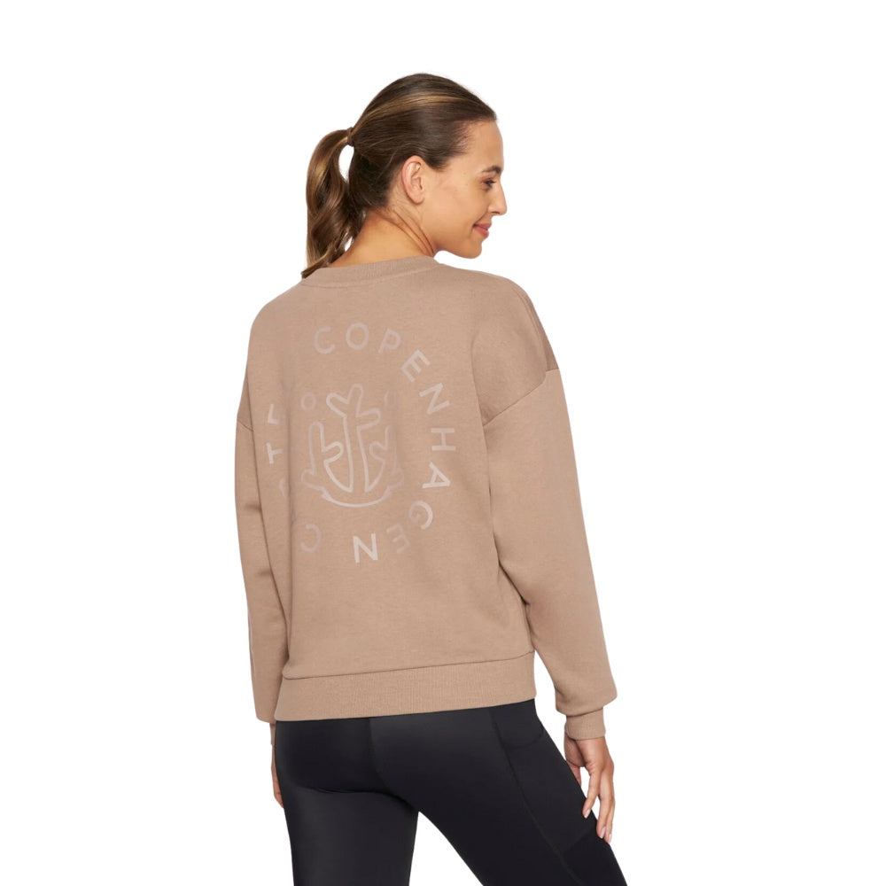 Copenhagen Cartel W Ocean Weed Sweat Taupe
