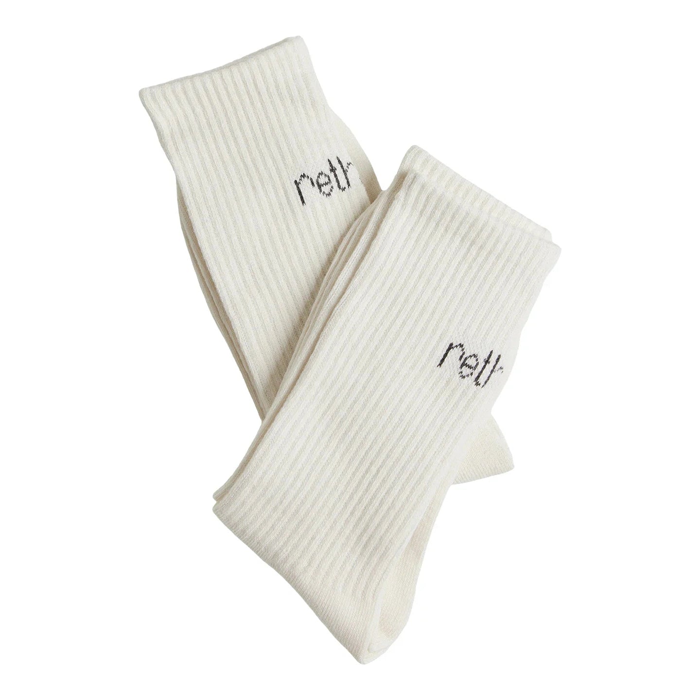 Rethinkit Rethinkit Crew Sock 2Pack 3180 Off White