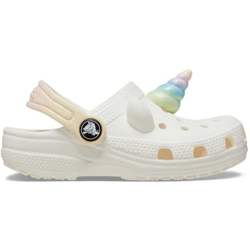 Crocs U Classic T Børnesko Rainbow Unicorn Chalk
