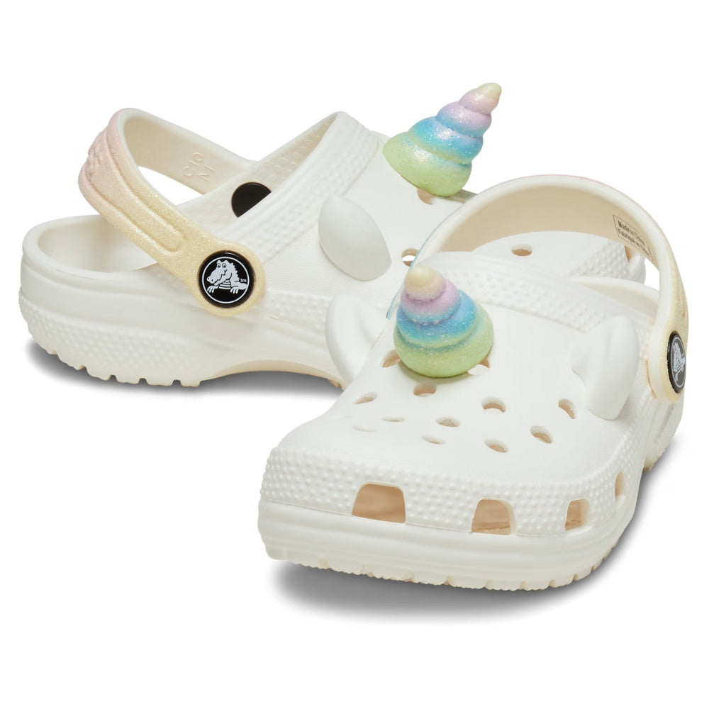 Crocs U Classic T Børnesko Rainbow Unicorn Chalk