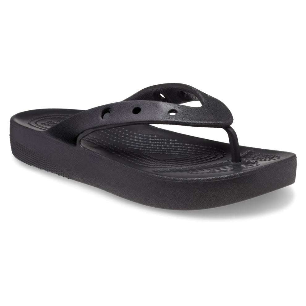 Crocs W Classic Platform Flip Black