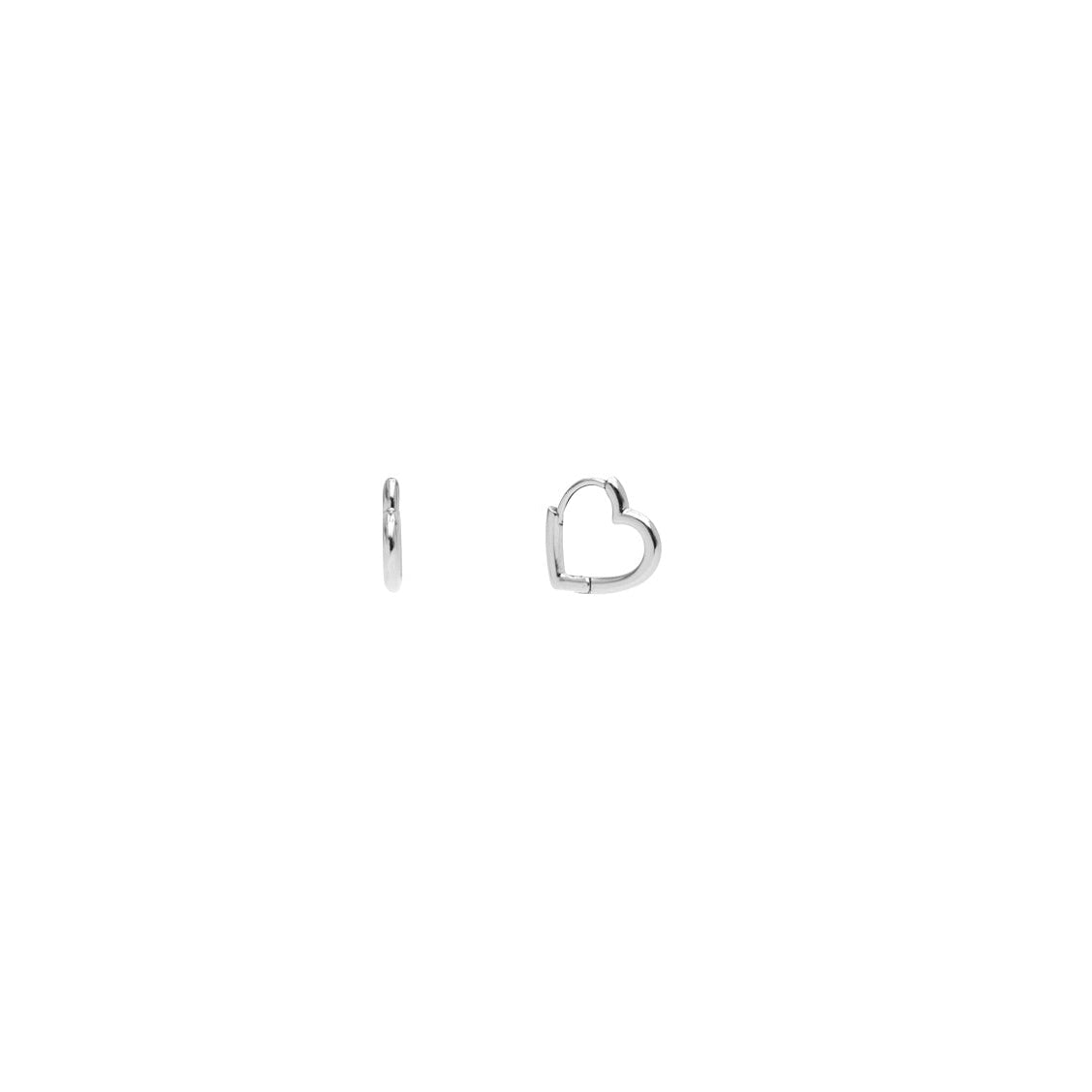 Pico Cupid Hoops Silver