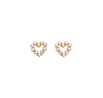 Pico Cæur Crystal Stud Clear FG
