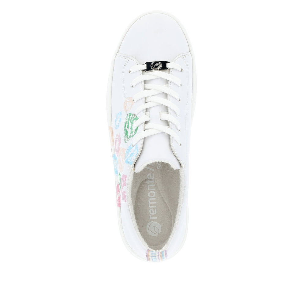 Remonte W Vegan Sneaker White Combination Kiss