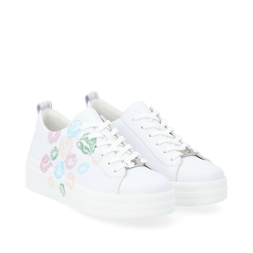 Remonte W Vegan Sneaker White Combination Kiss
