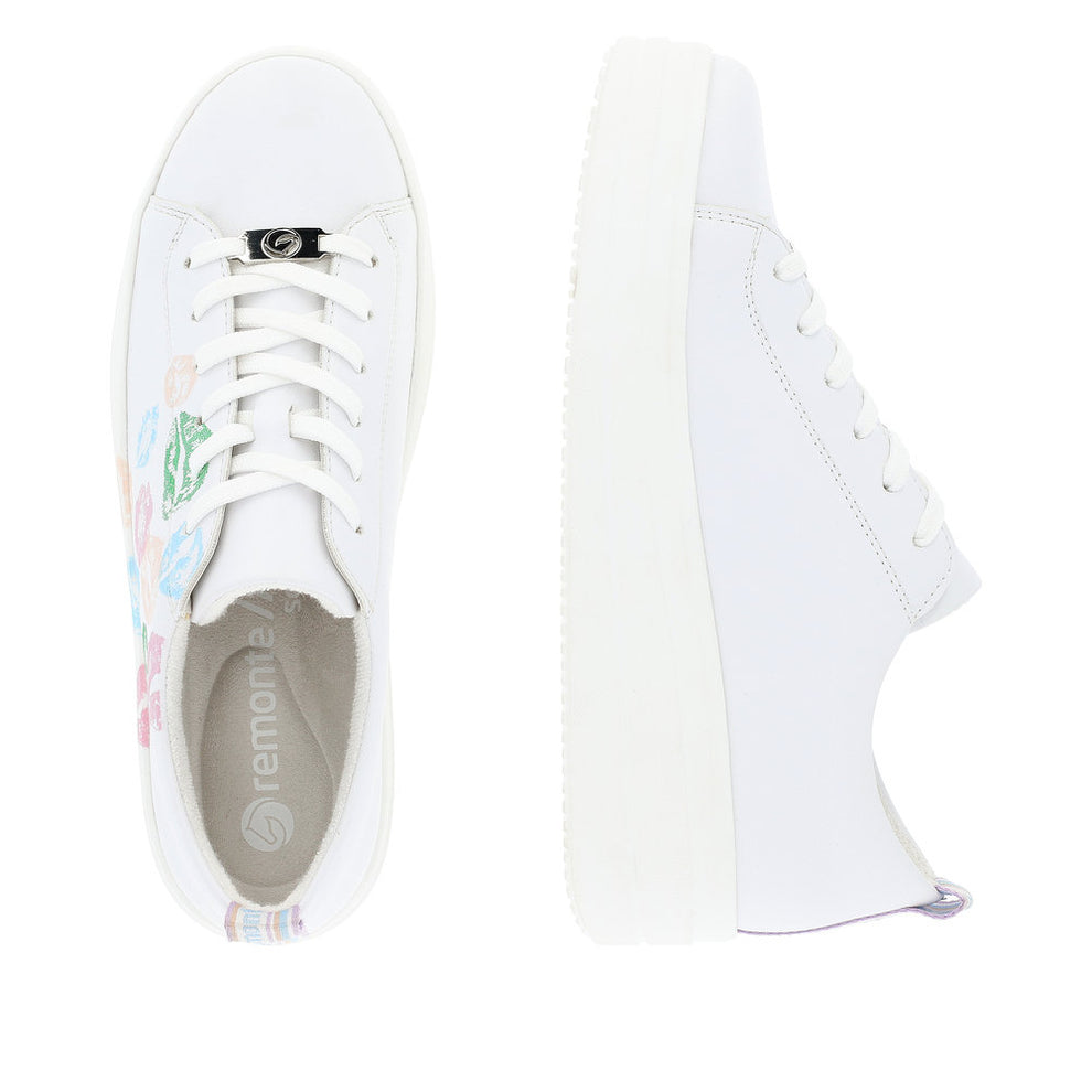 Remonte W Vegan Sneaker White Combination Kiss