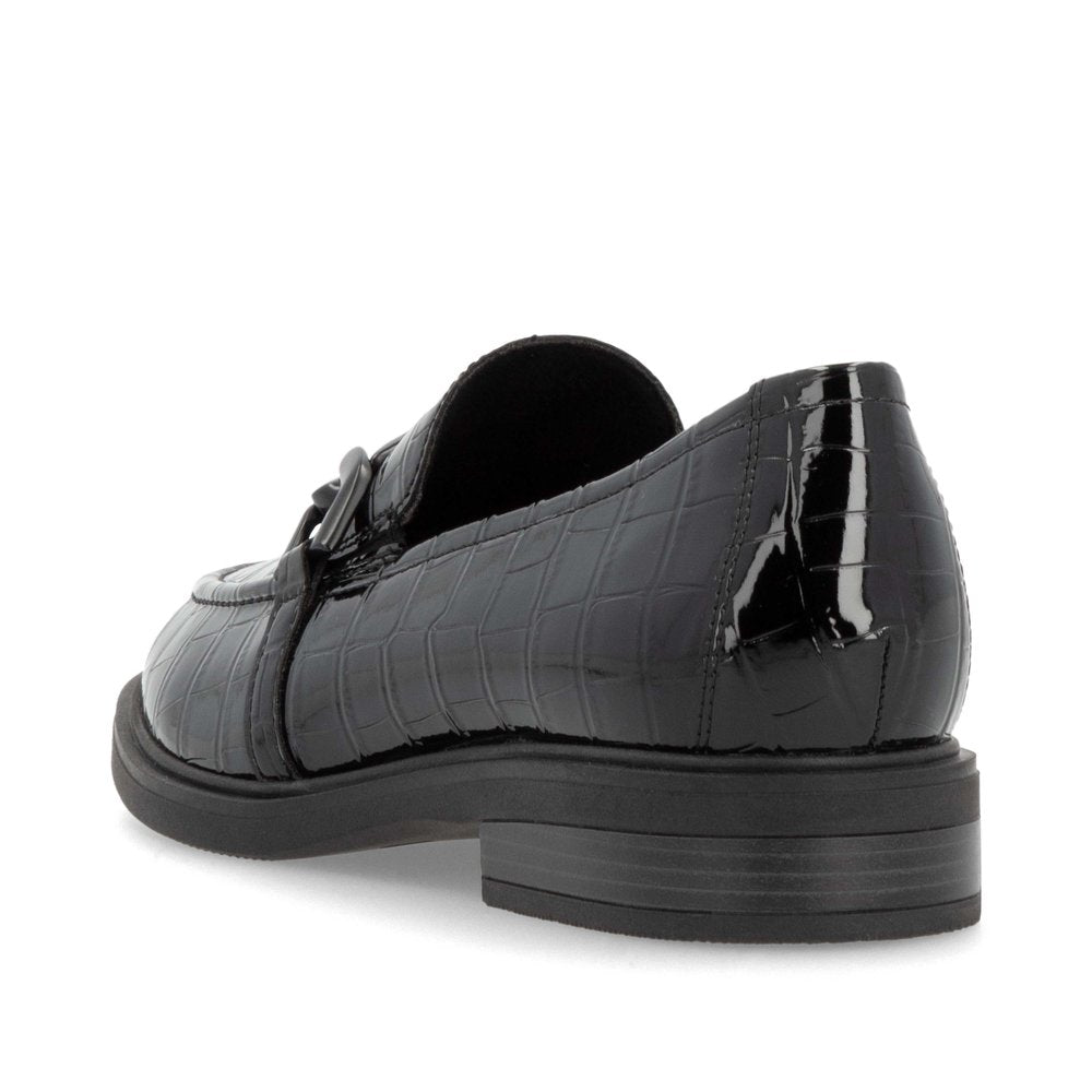 Remonte W Loafer Croco med Spænde Black