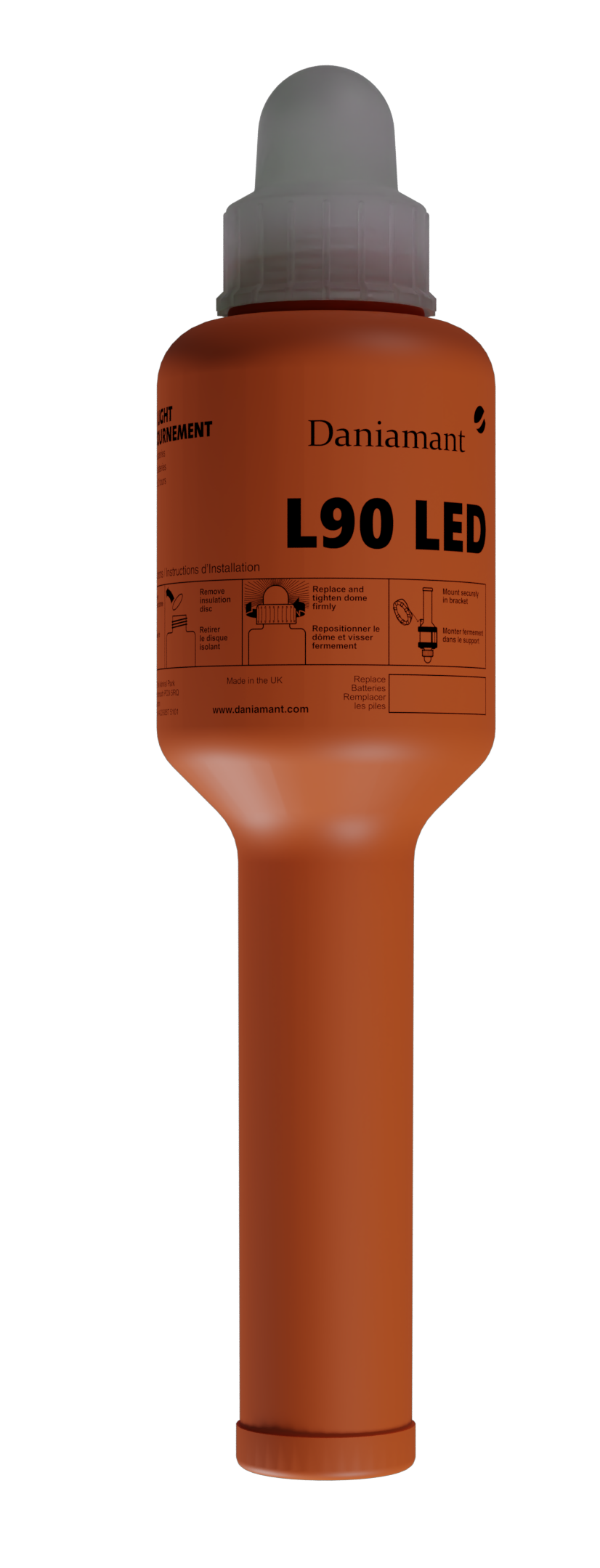 Daniamant L90 LED Redningslys uden holder