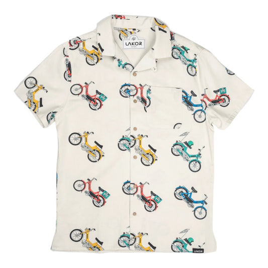 Lakor U Puch Color Short Sleeve Shirt Starwhite