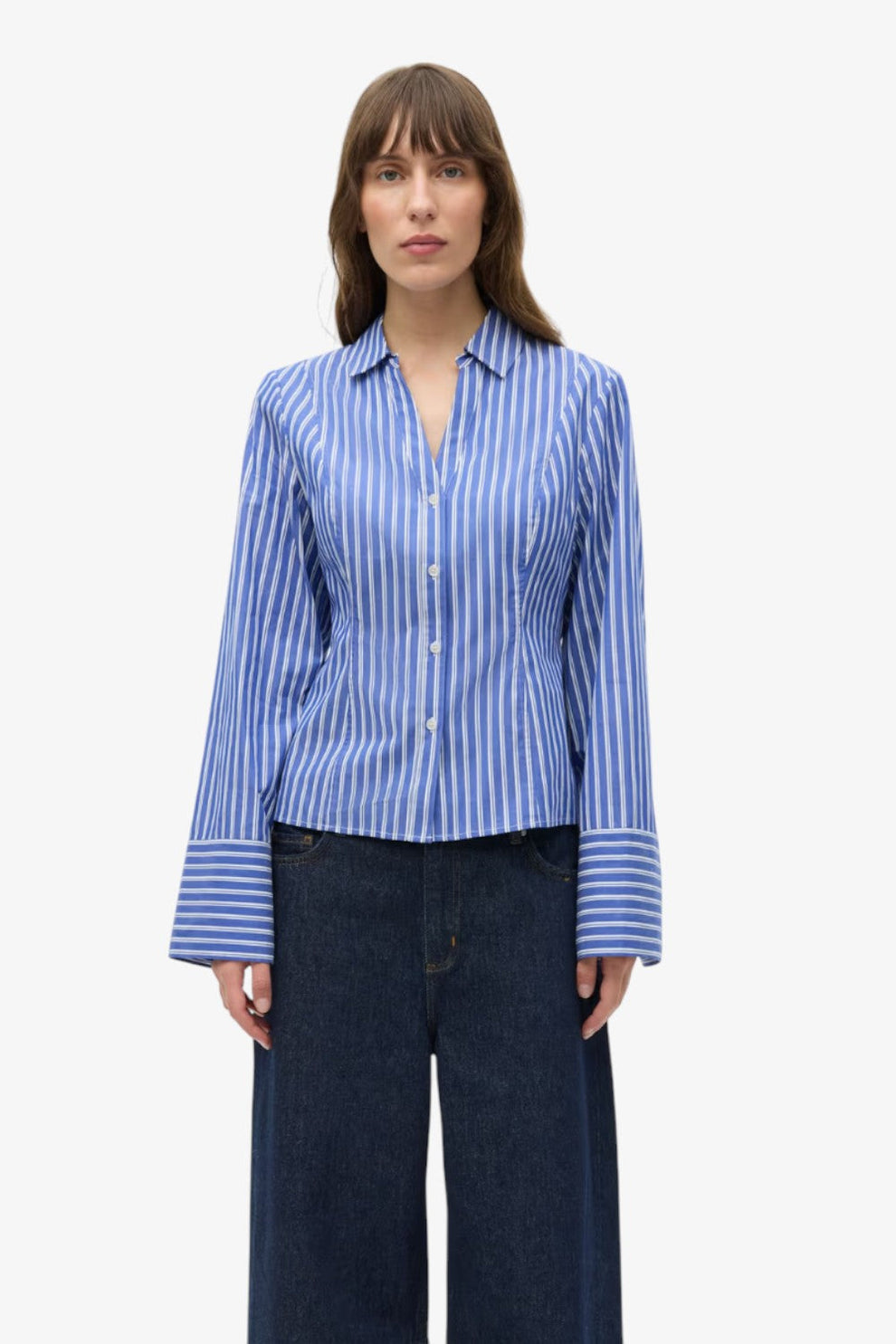 Envii ENAGNESTA Shirt 7361 Blue White Stripe