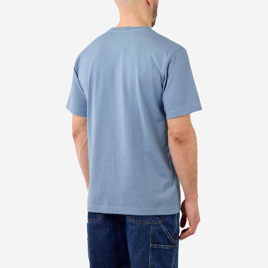 Carhartt U Core Logo SS T-Shirt Alpine Blue Heather