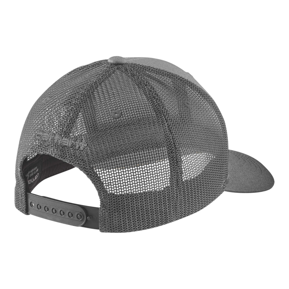 Carhartt U Twill Mesh Back Logo Patch Cap Asphalt