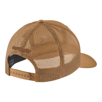 Carhartt U Twill Mesh Back Logo Patch Cap Brown