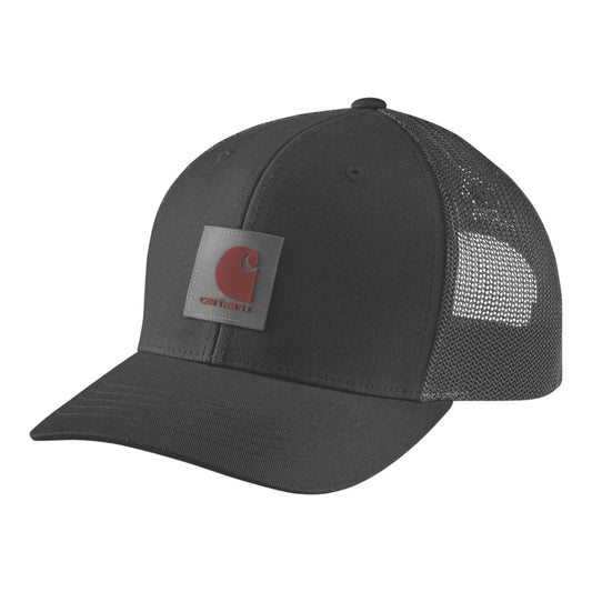 Carhartt U Twill Mesh Back Logo Patch Cap Black