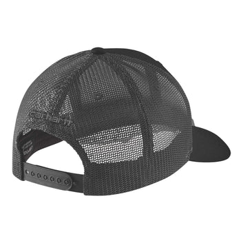 Carhartt U Twill Mesh Back Logo Patch Cap Black