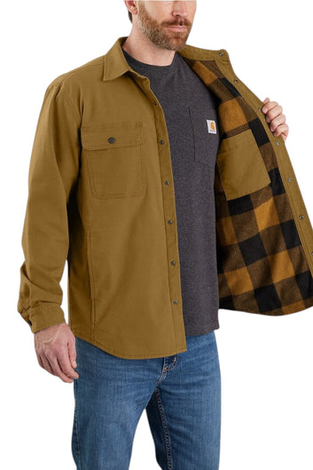 Carhartt M Canvas Fleece Lined Shirt Jacket