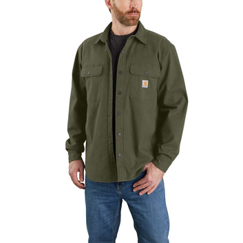 Carhartt M Canvas Fleece Lined Shirt Jacket