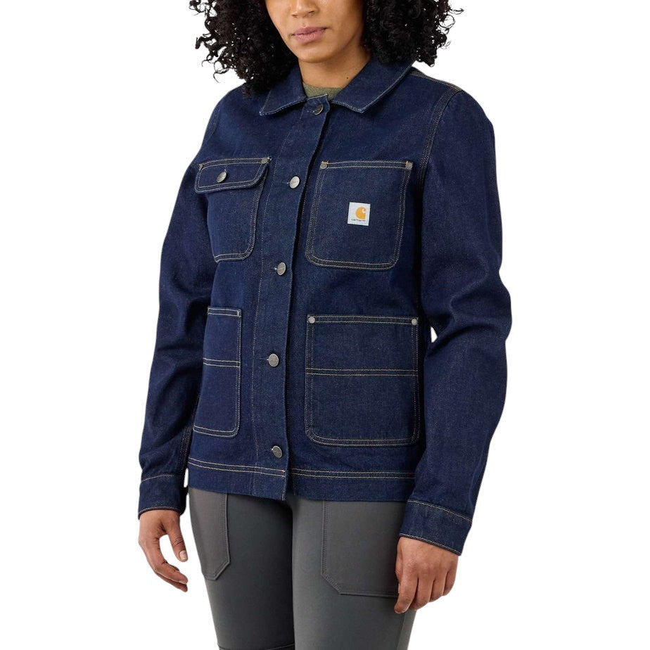 Carhartt W Relaxed Fit Denim Jacket