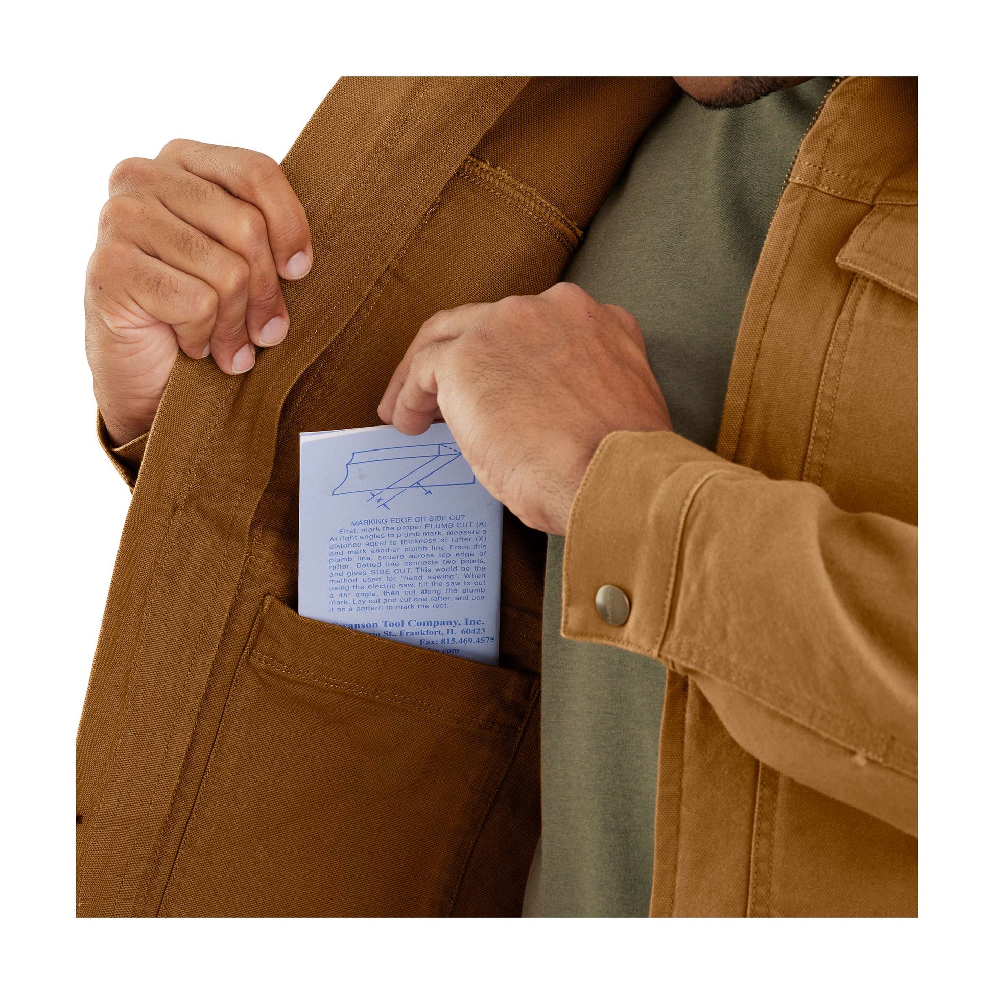 Carhartt M Duck Relaxed Fit Jacket Brown