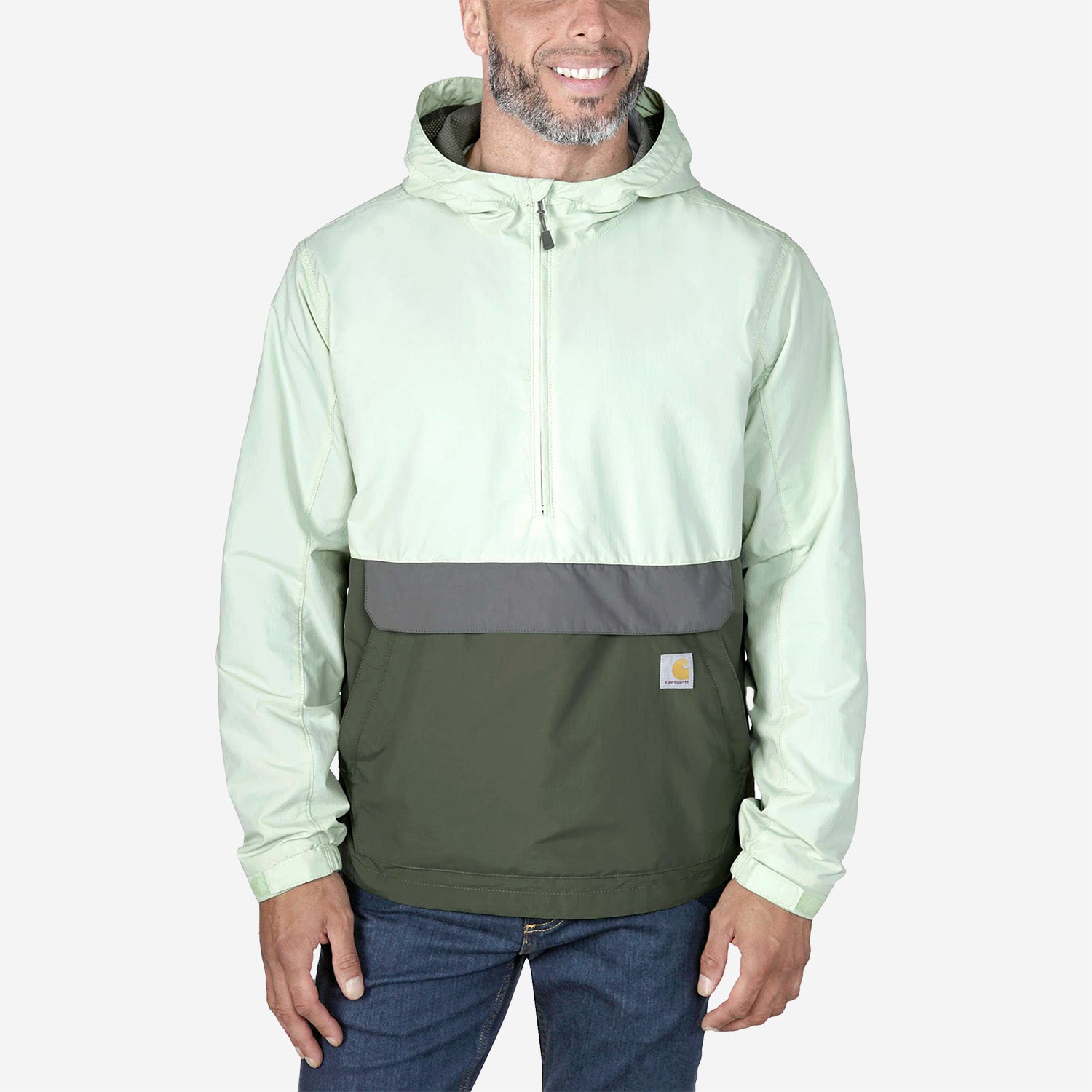 Carhartt M Lightweight Packable Anorak Grøn