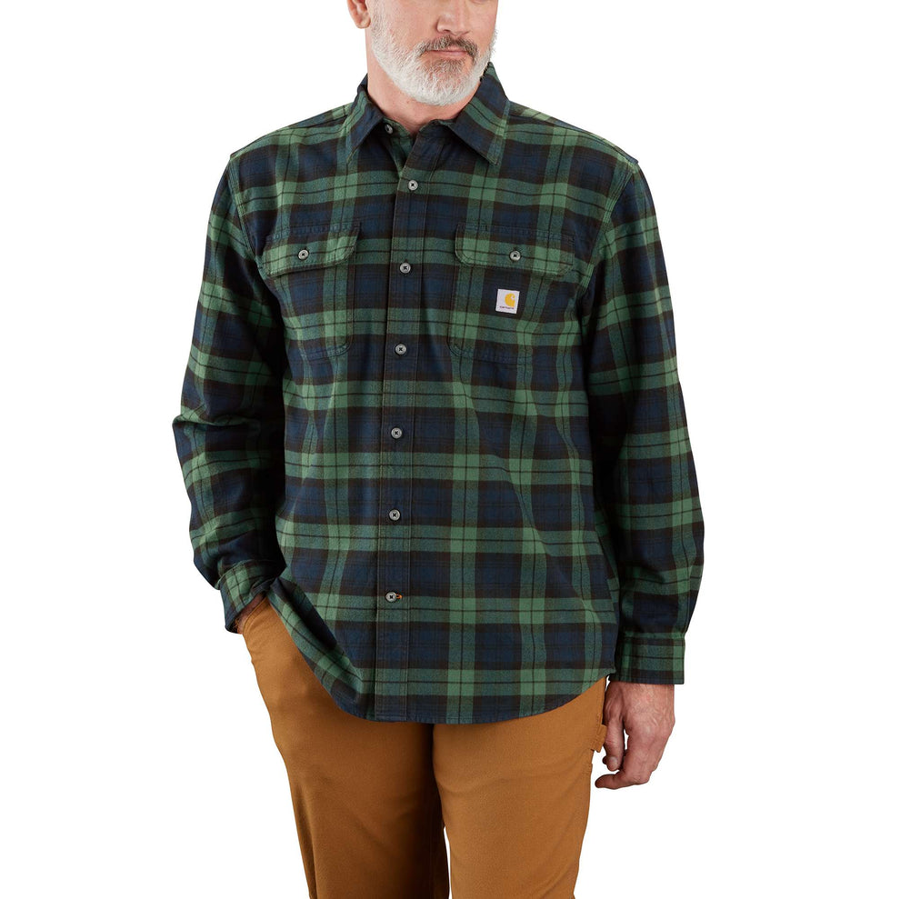 Carhartt M Loose Fit Heavyweight Flannel LS Plaid Shirt
