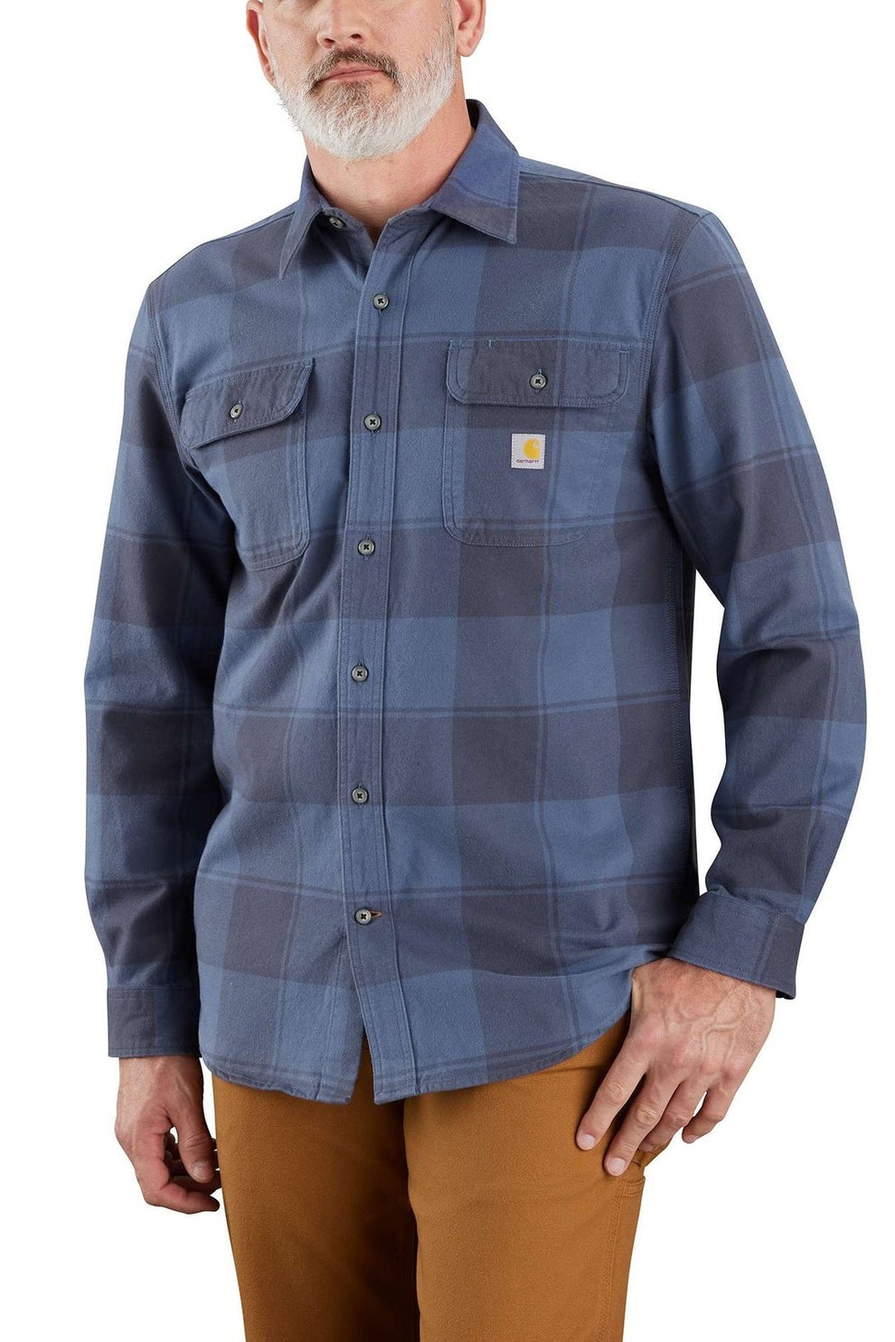 Carhartt M Loose Fit Heavyweight Flannel LS Plaid Shirt