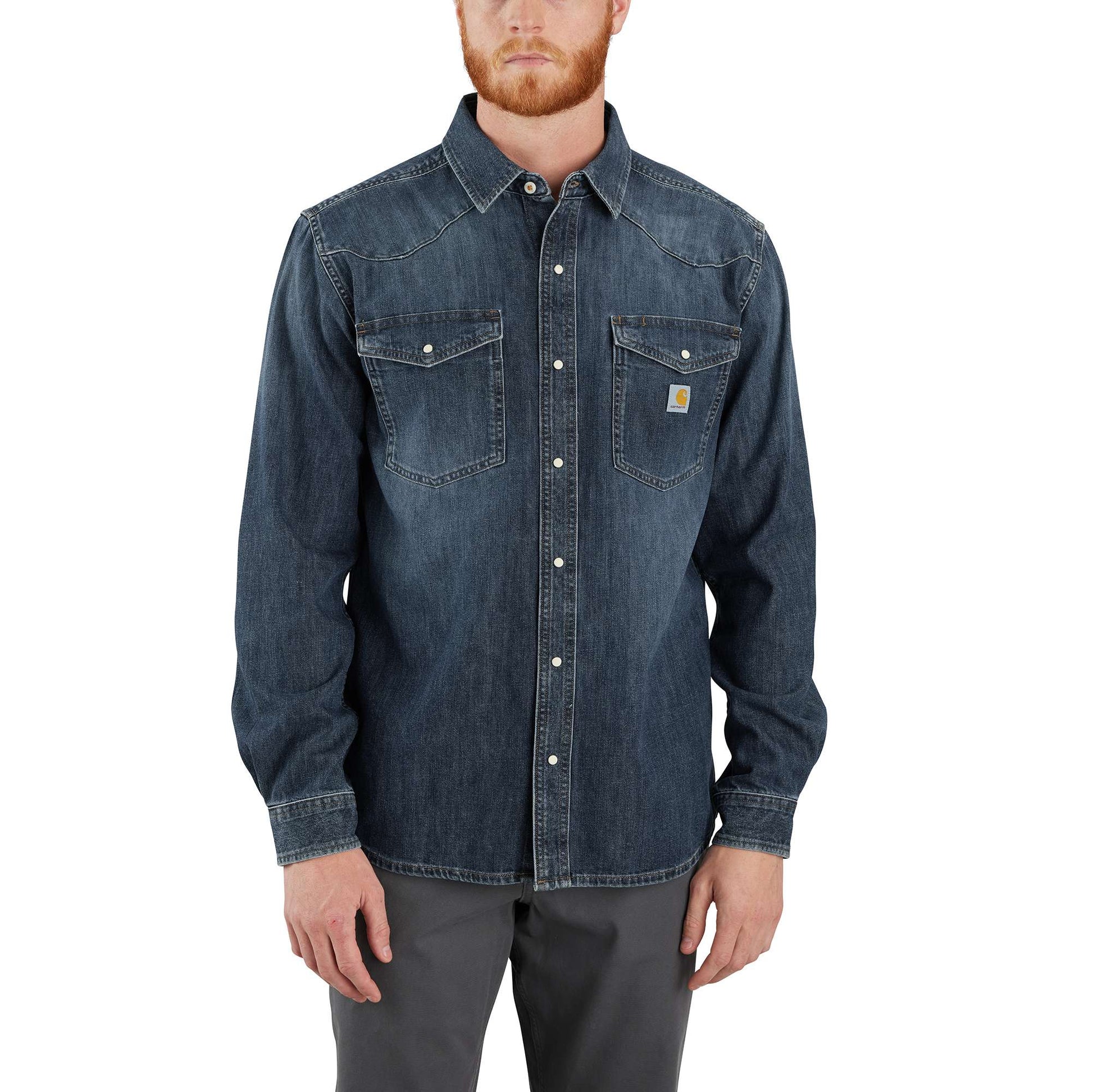 Carhartt A-Denim L/S Snap Front Shirt