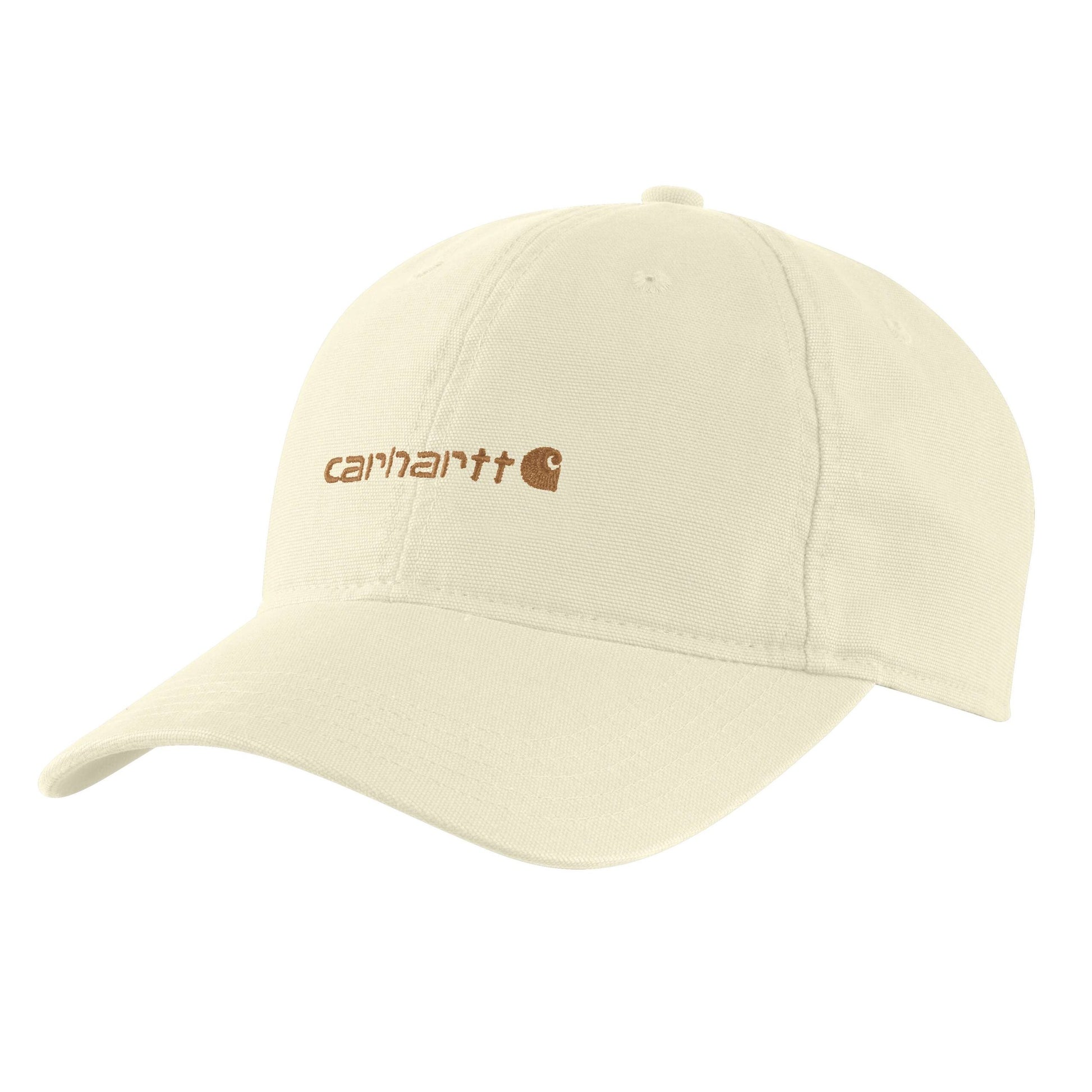Carhartt U Canvas Embrodered Graphic Cap White