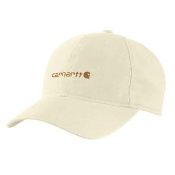 Carhartt U Canvas Embrodered Graphic Cap White