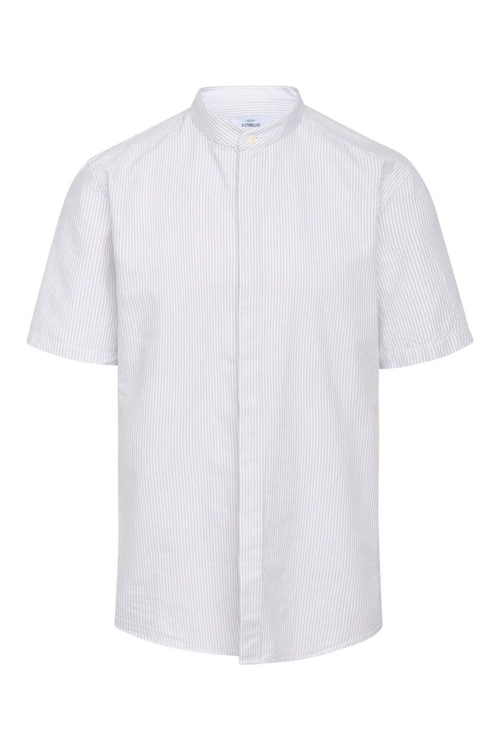 Klitmøller Collective M Max Striped Shirt White/Sand