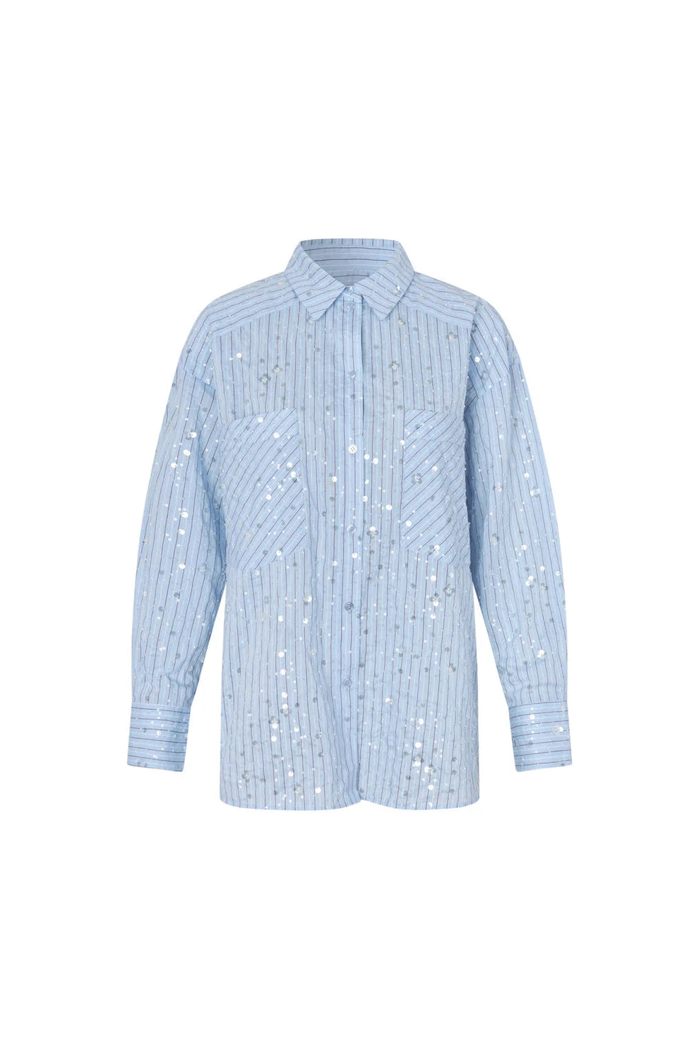 CRAS W Elliecras Shirt Blue Multi Stripe