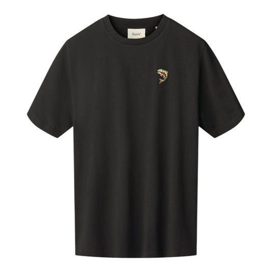 Forét M Fish T-Shirt Black