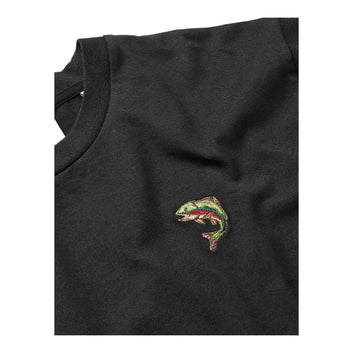 Forét M Fish T-Shirt Black