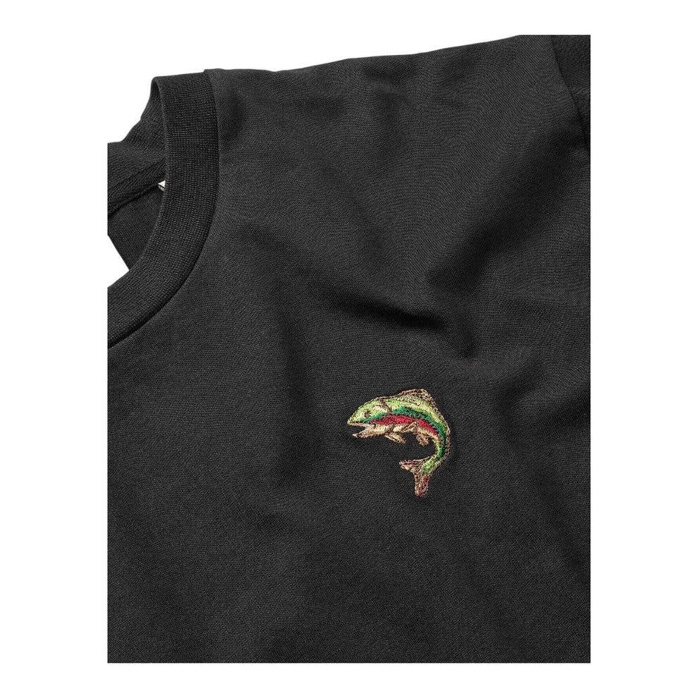 Forét M Fish T-Shirt Black