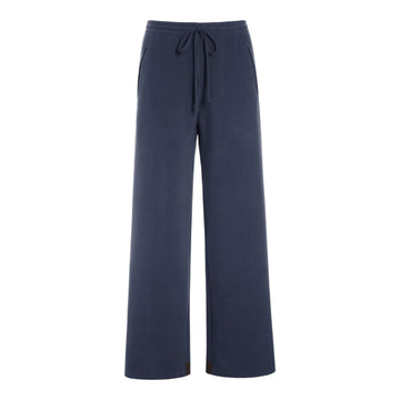 Henriette Steffensen W Flare Trousers Evening Blue