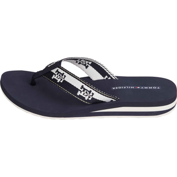 Tommy Hilfiger W Colorblock Webbing Sandal Space Blue