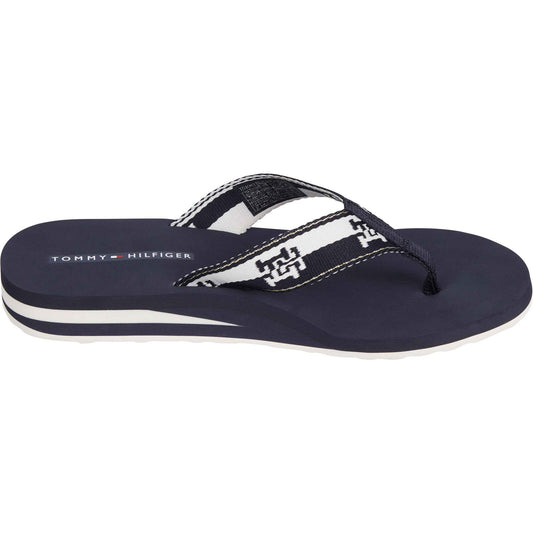 Tommy Hilfiger W Colorblock Webbing Sandal Space Blue