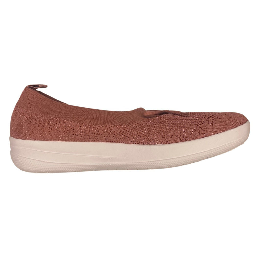 FitFlop W Uberknit Ballerina Sko Warm Rose