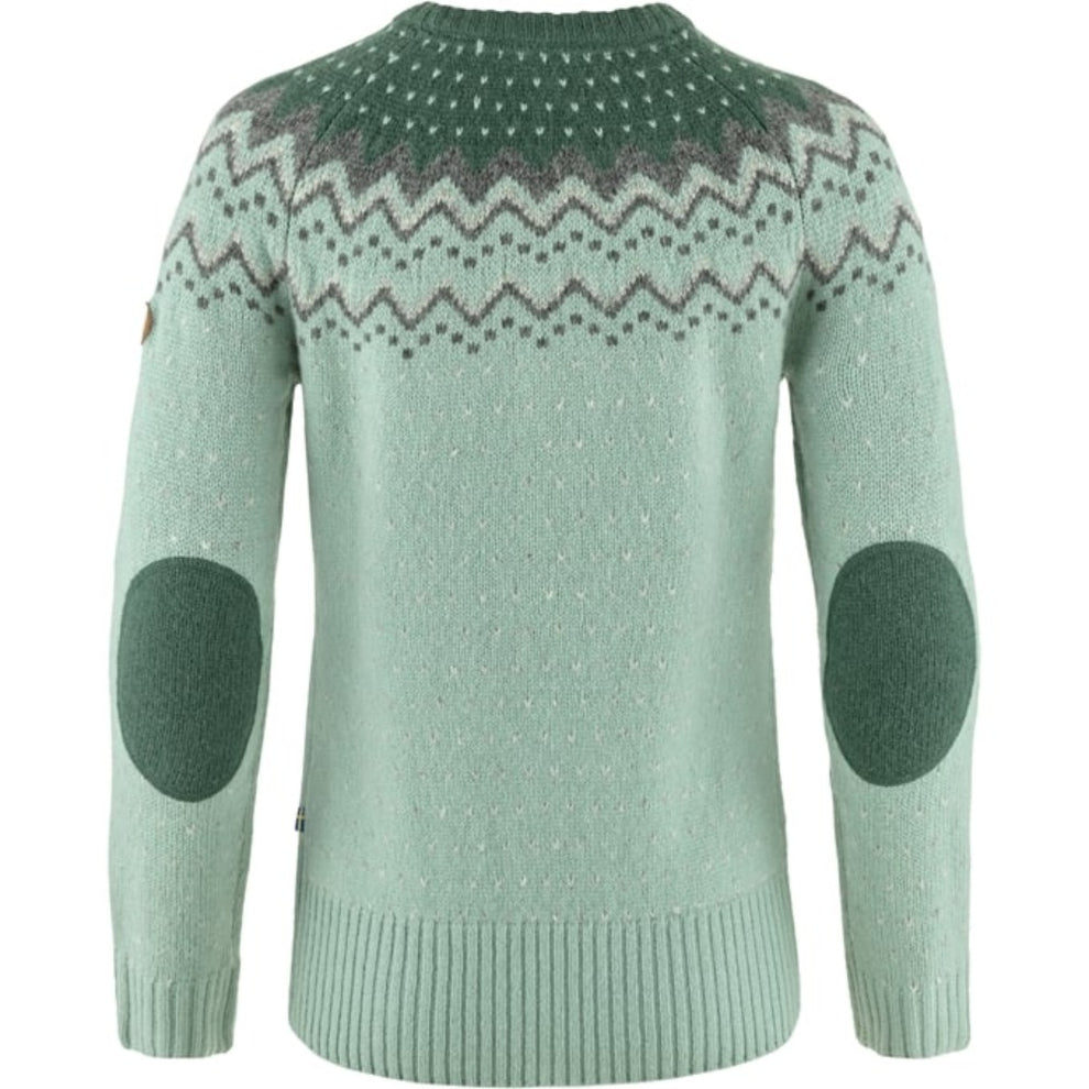 Fjällräven W Övik Strik Sweater Misty Green Deep Patina