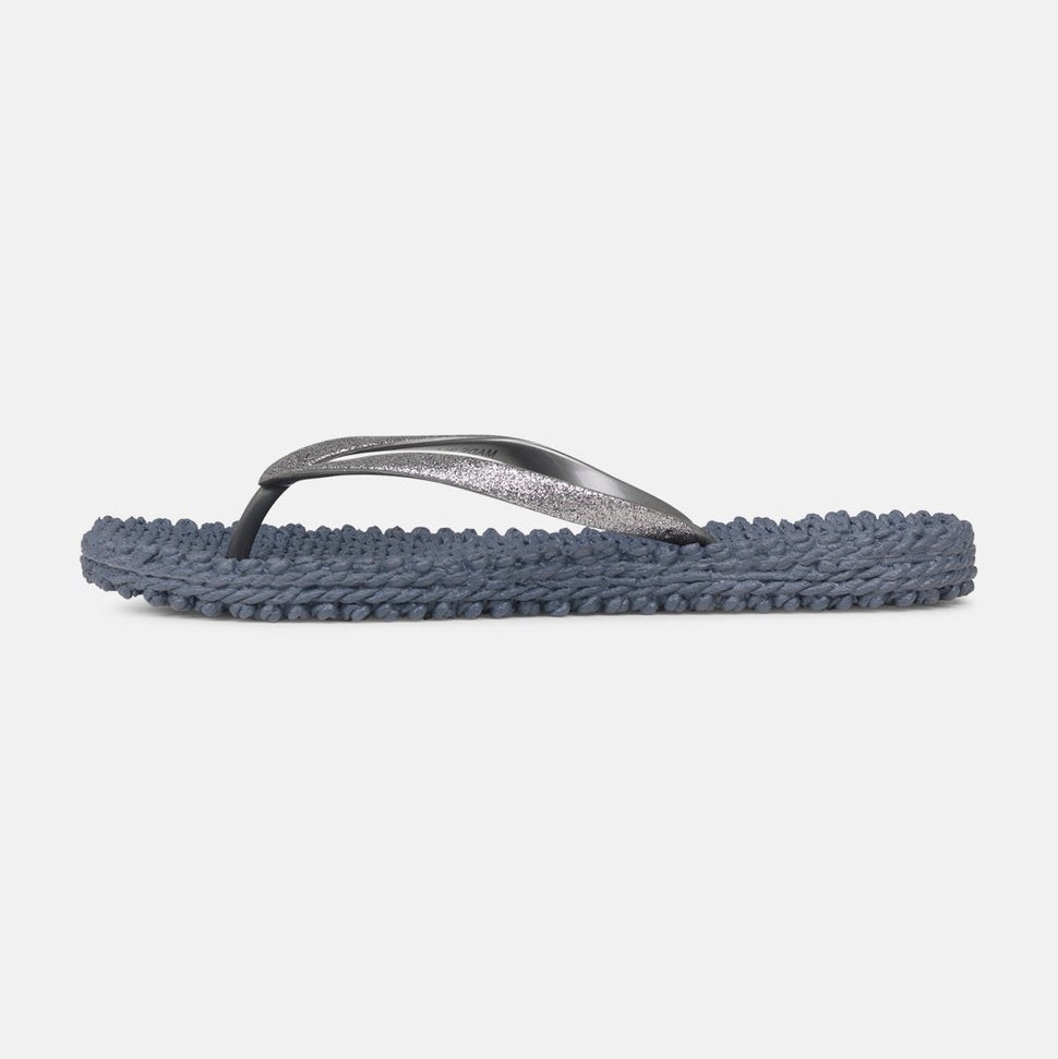 Ilse Jacobsen W Flip Flop With Glitter Grey